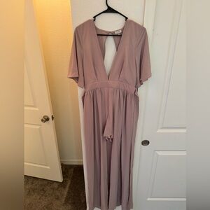 Mauve maxi romper